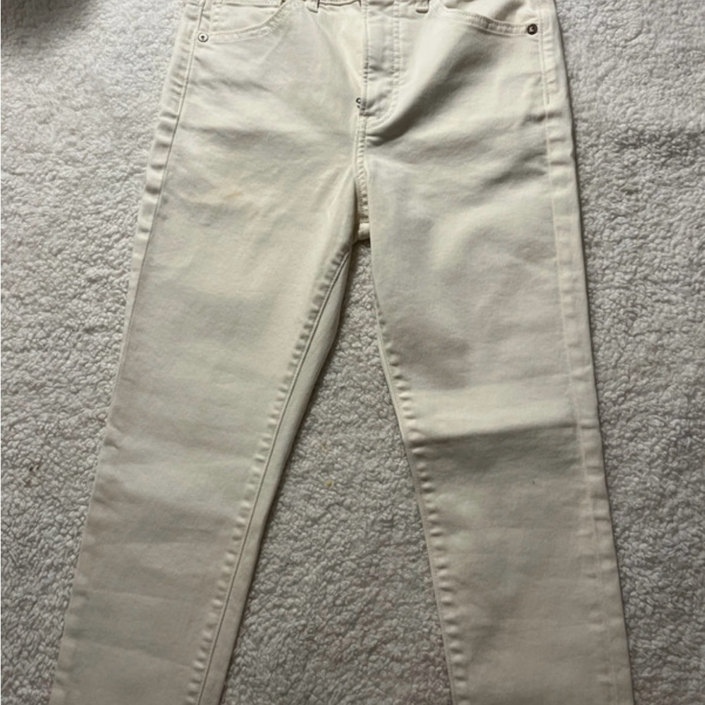 Express Cream Skinny Jeans Classic Style